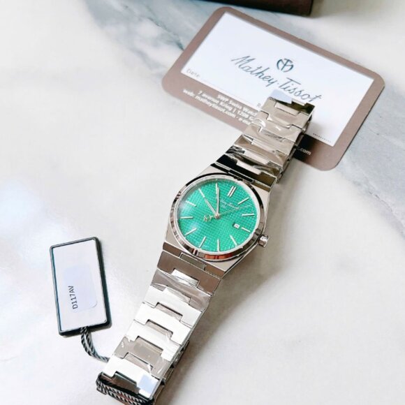 Tissot Mathey Green 36mm Unisex Watch - Picture 5 of 8